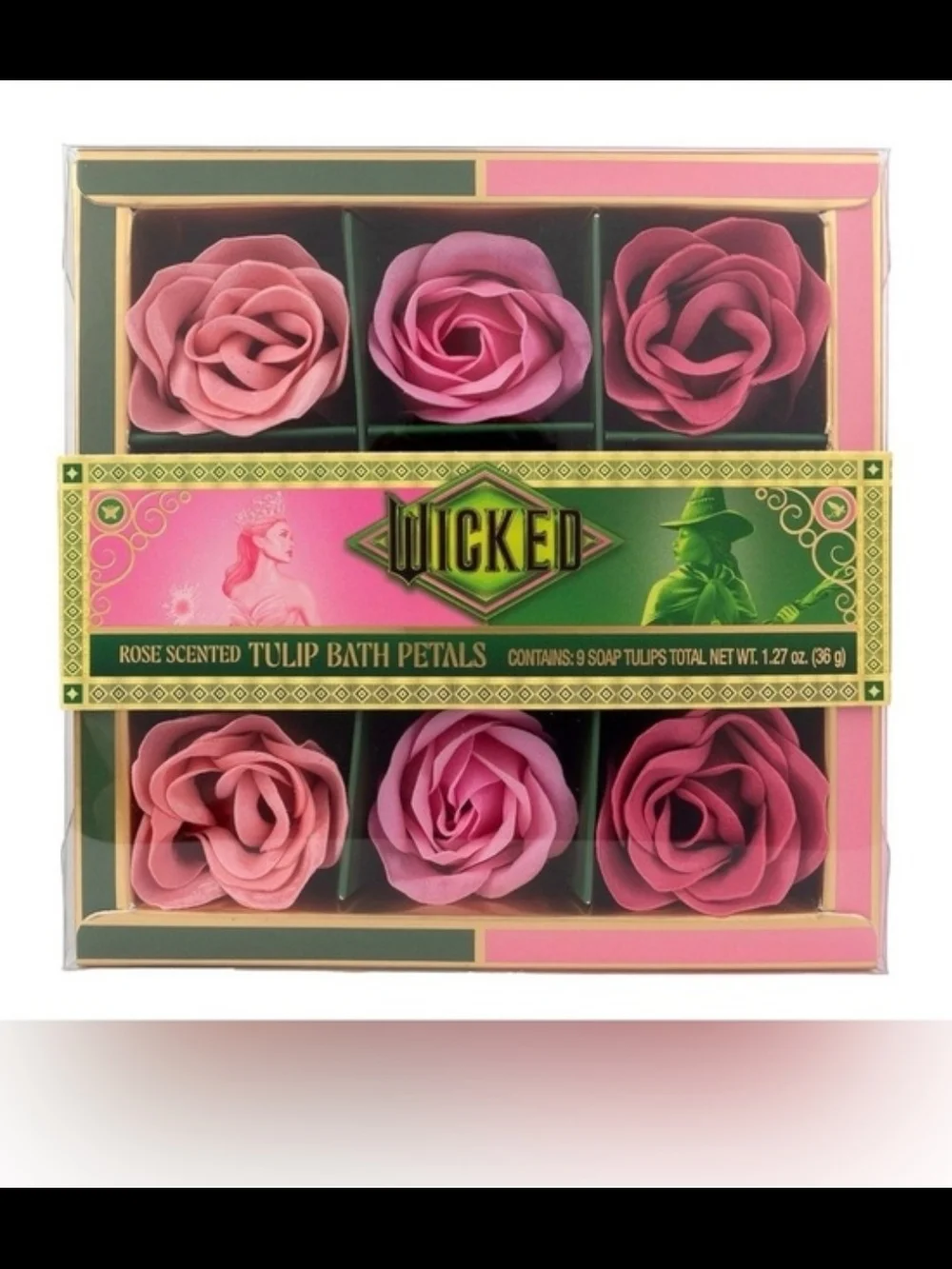 Wicked Tulip Bath Petals - Pink Rose Scent-NIB!